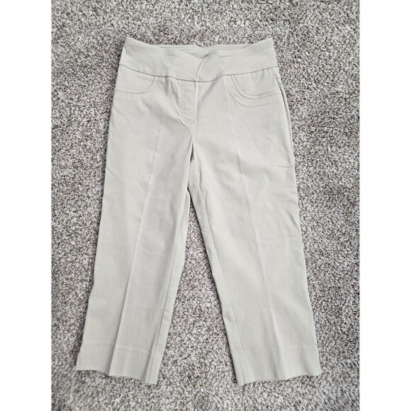 RUBY RD Women's Pull On Stretch Khaki Tan Dress Workwear Pants Size 6 - Picture 1 of 6